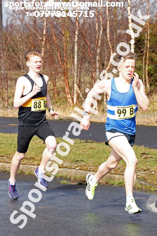 Senior mens Good Friday Elswick Harriers Relay, Newburn, Newcastle. Photo: David T. Hewitson/Sports for All Pics